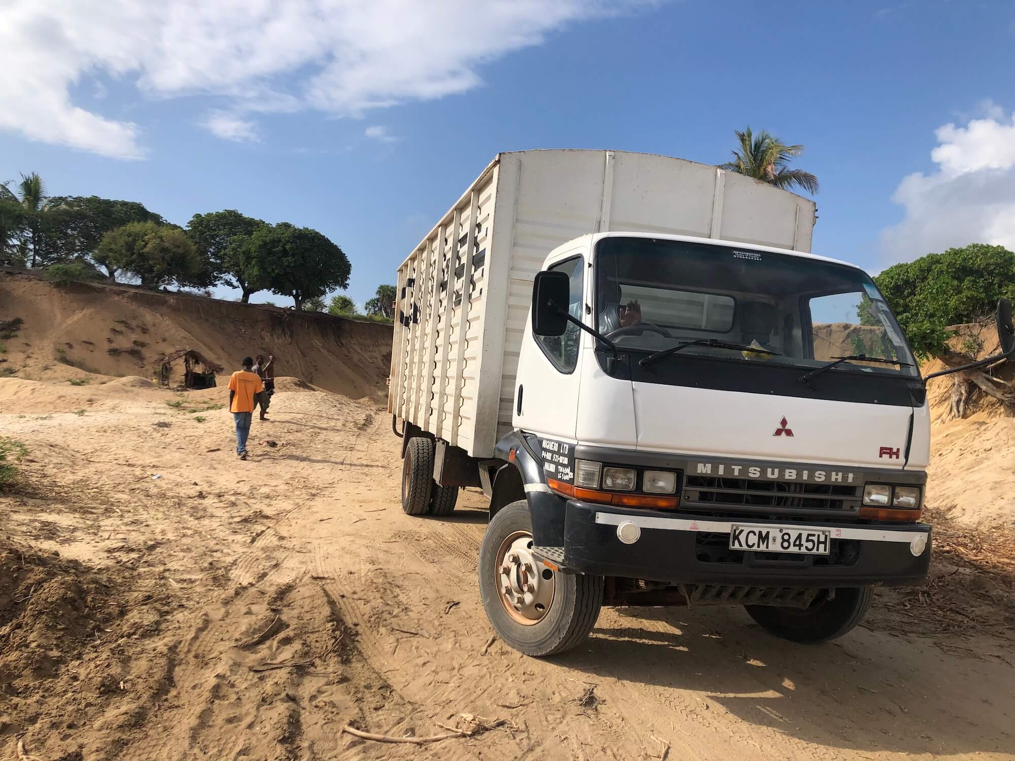 A lorry 