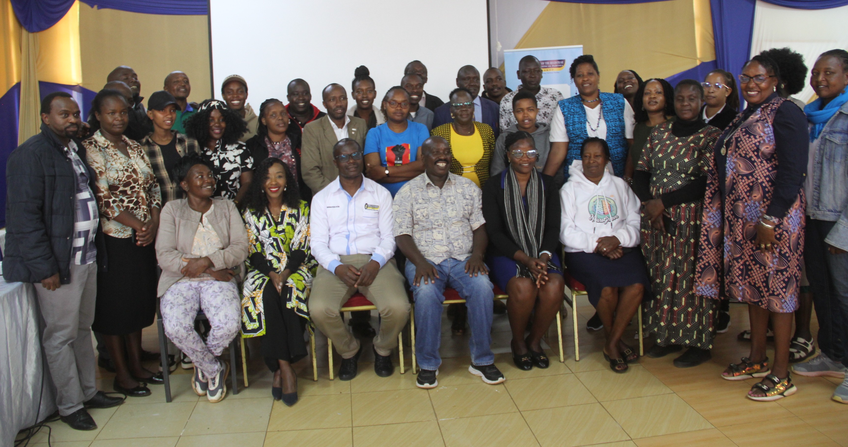 Civil Society Organizations (CSOs) and Faith Based Organizations (FBOs) during Electoral Preparedness Training at RVTTI, Eldoret.