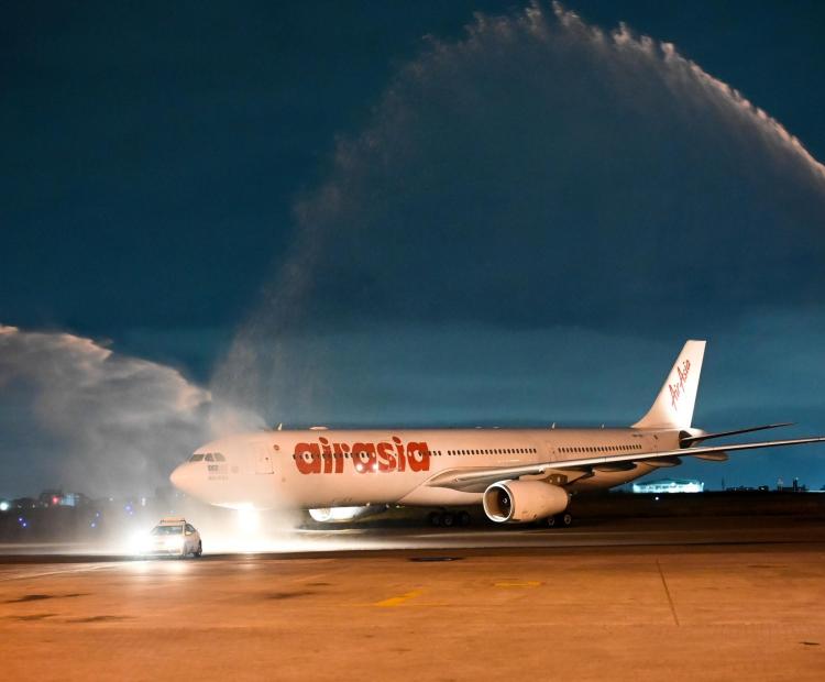 Kenya  takes a major step in enhancing its connectivity to the Asia-Pacific region with  the arrival of AirAsia X’s maiden flight from Kuala Lumpur to Nairobi. Photo/Courtesy