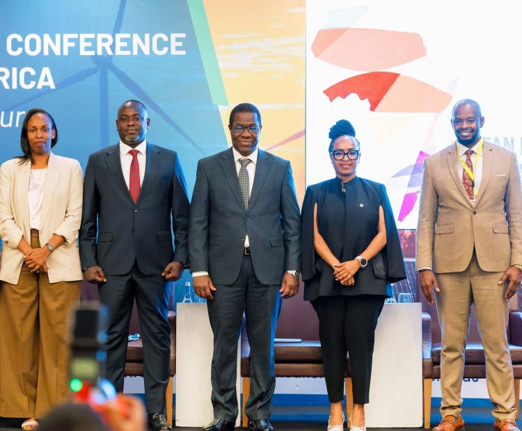 Cabinet Secretary for Energy and Petroleum, Opiyo Wandayi, delivering the keynote address at the Clean Energy Conference Australia–Africa in Kigali, Rwanda. Photo: Fatuma Said